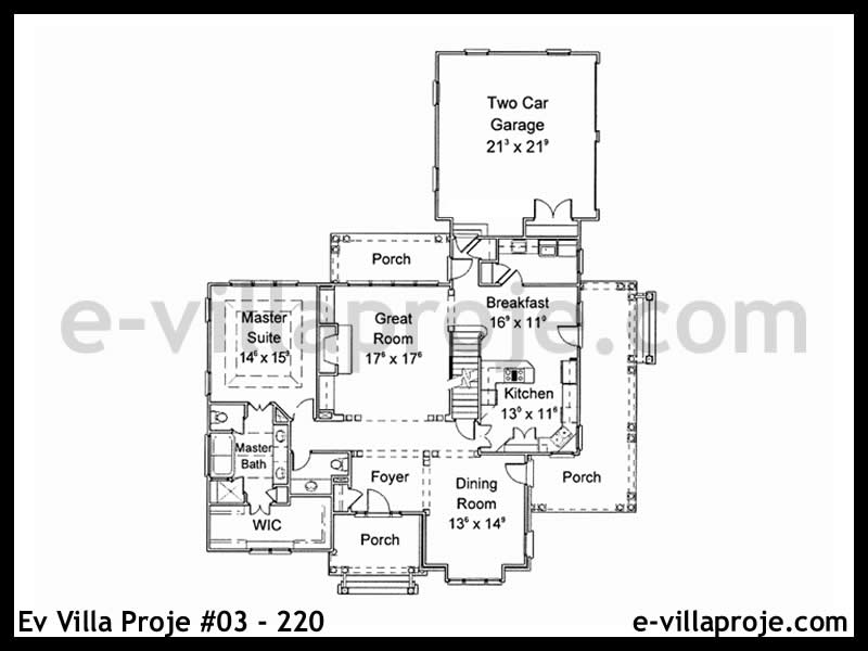 Ev Villa Proje #03 – 220 Ev Villa Projesi Model Detayları