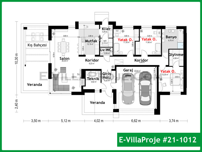 Ev Villa Proje #21 – 1012 Ev Villa Projesi Model Detayları