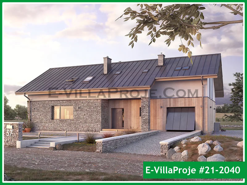 Ev Villa Proje #21 – 2040 Ev Villa Projesi Model Detayları