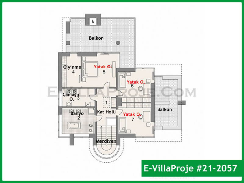 Ev Villa Proje #21 – 2057 Ev Villa Projesi Model Detayları