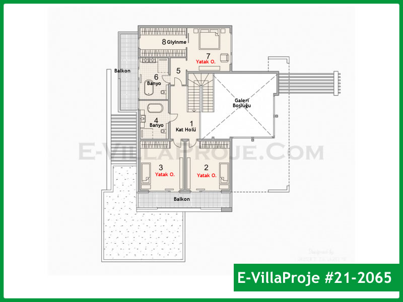 Ev Villa Proje #21 – 2065 Ev Villa Projesi Model Detayları