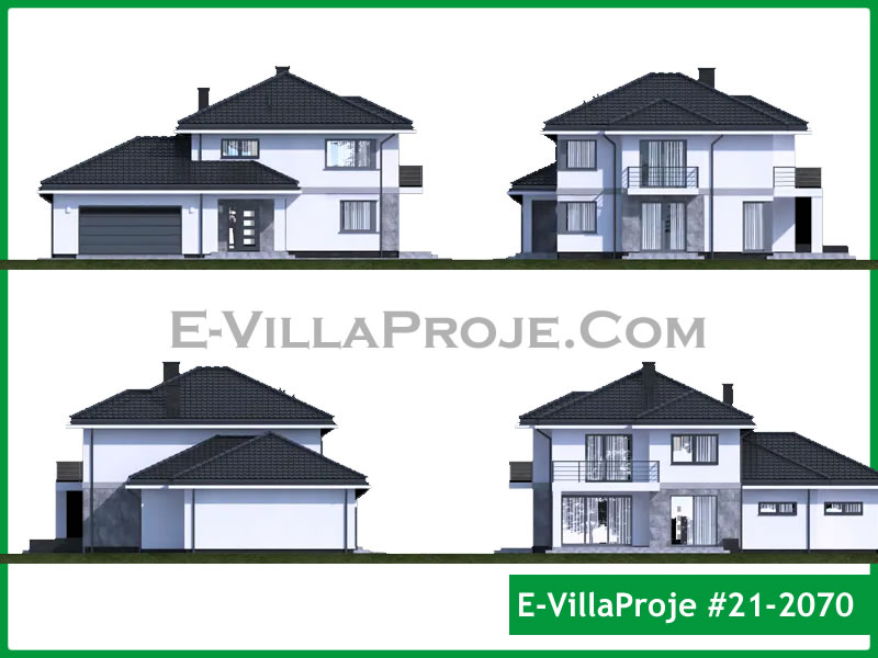 Ev Villa Proje #21 – 2070 Ev Villa Projesi Model Detayları