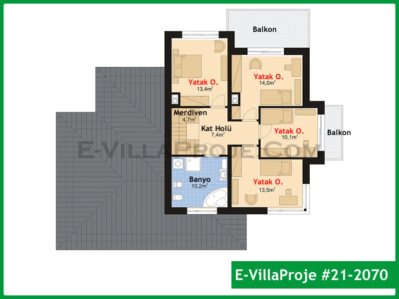 Ev Villa Proje #21 – 2070 Ev Villa Projesi Model Detayları