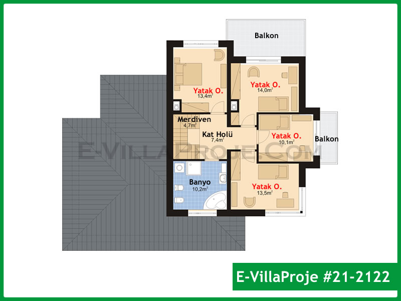 Ev Villa Proje #21 – 2122 Ev Villa Projesi Model Detayları