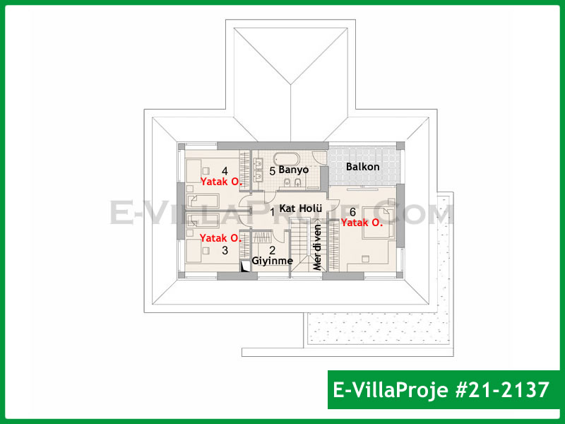 Ev Villa Proje #21 – 2137 Ev Villa Projesi Model Detayları