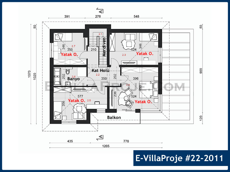 Ev Villa Proje #22 – 2011 Ev Villa Projesi Model Detayları