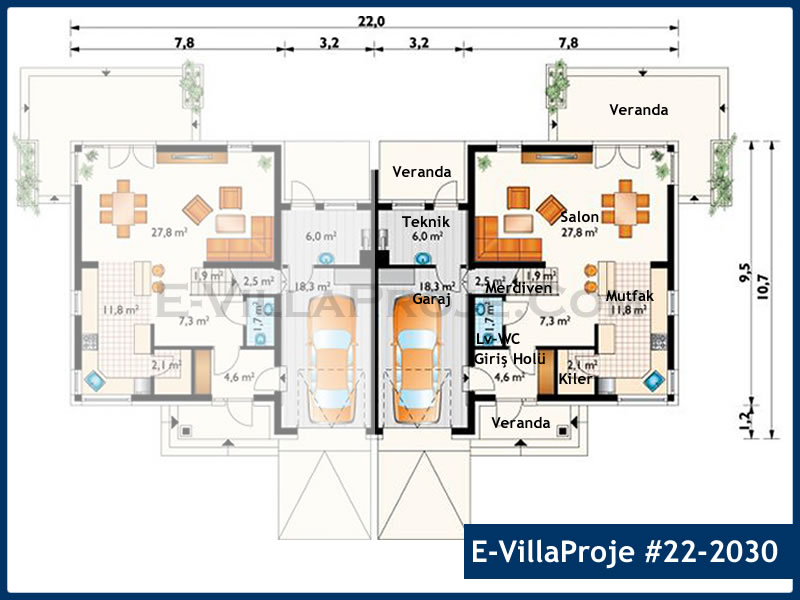 Ev Villa Proje #22 – 2030 Ev Villa Projesi Model Detayları