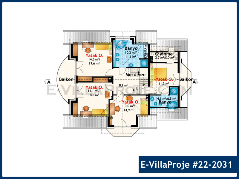 Ev Villa Proje #22 – 2031 Ev Villa Projesi Model Detayları