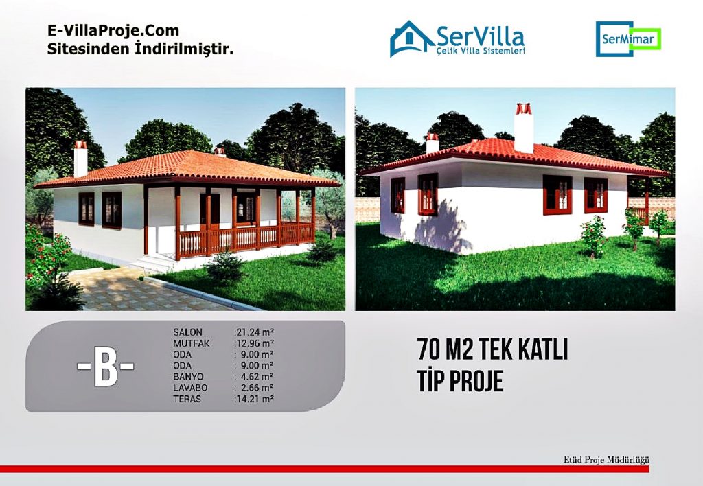 Muğla Menteşe Belediyesi Köy Evleri Projesi (Plan ve 3D Görüntüler)